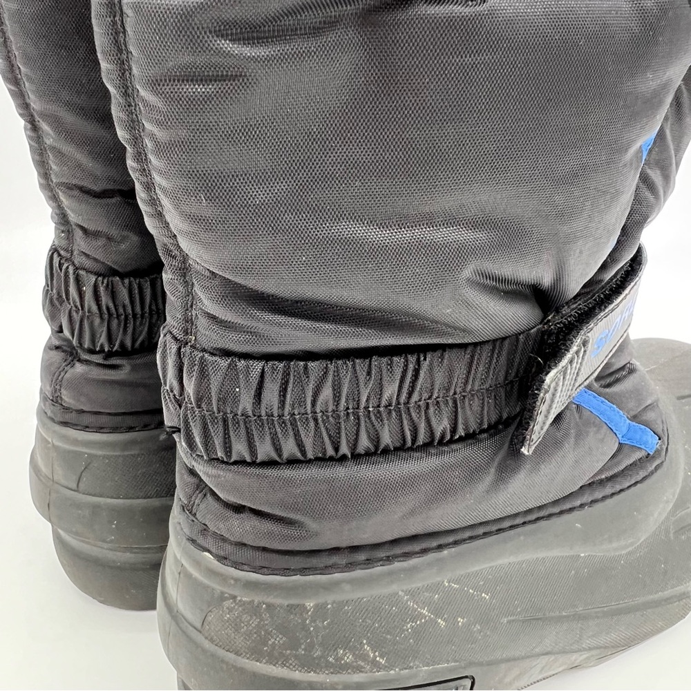 Sorel Flurry NY1810-010 Insulated Lined Black/Blue Snow Winter Boots Size 6 - Picture 14 of 16
